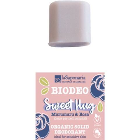 Biodeo Sweet Hug solido. Murumuru e Rosa. La Saponaria